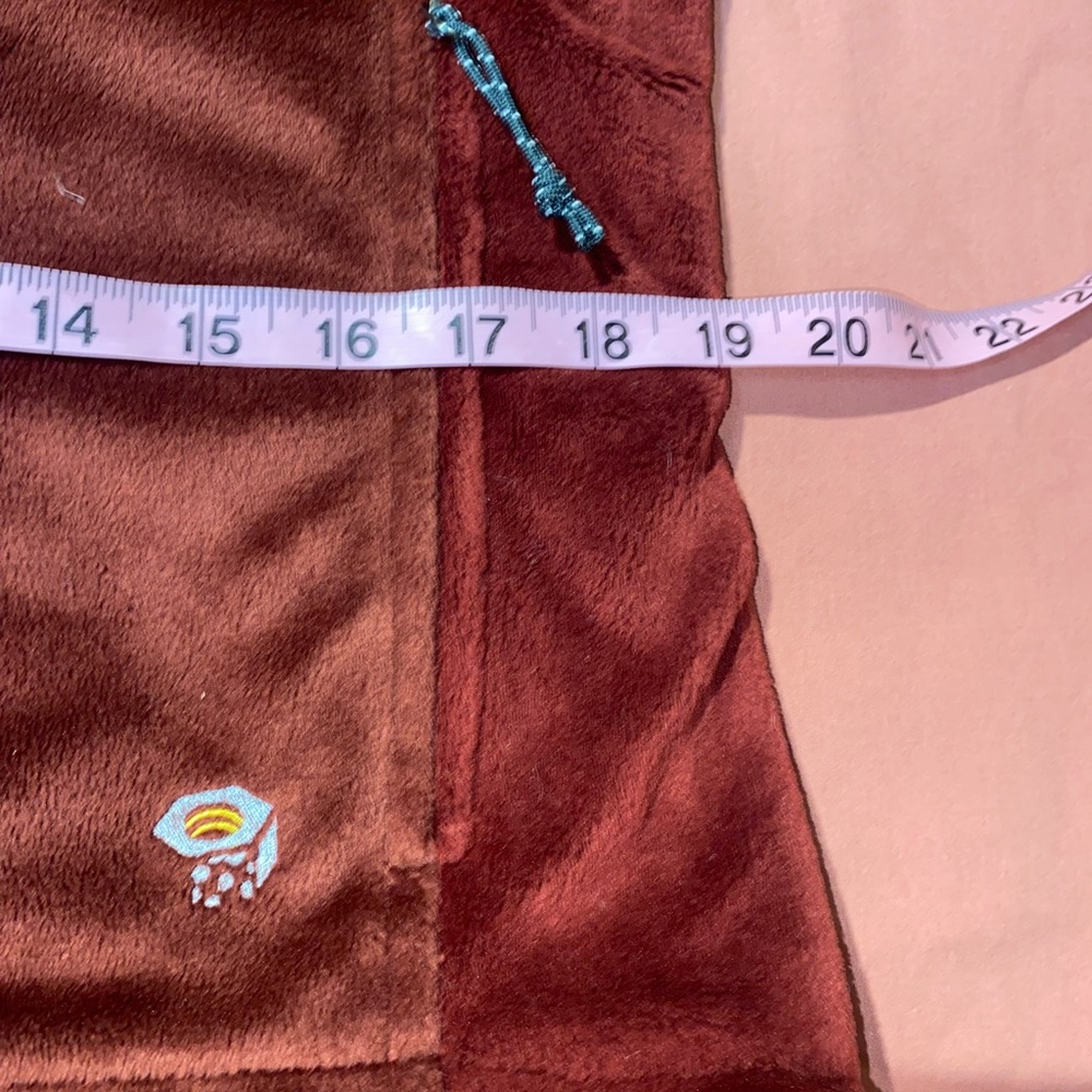 Mountain Hardware Wind Stopper M Red Monkey Fleece Full Zip Polartec Out… - Picture 5 of 14